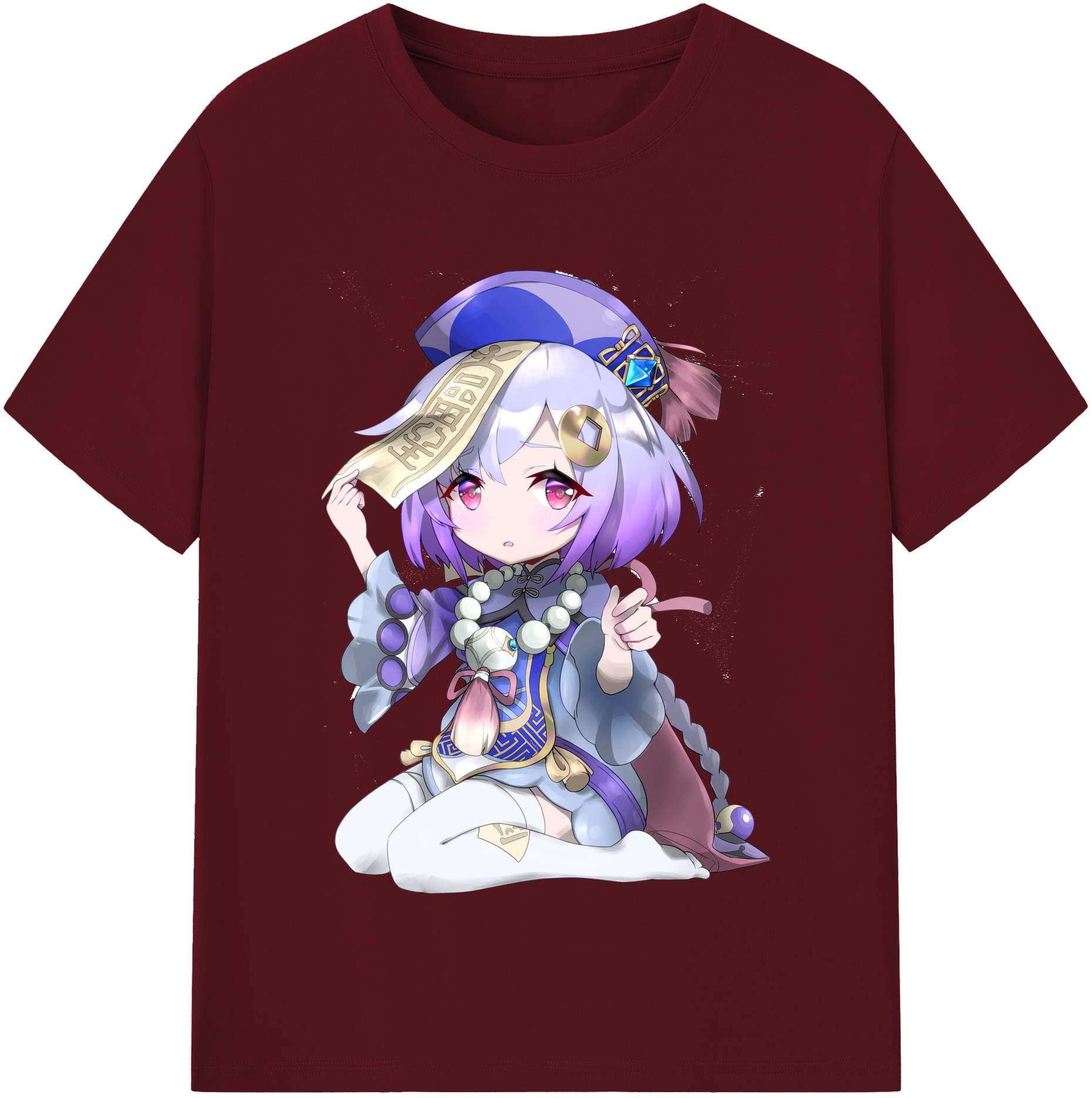 げんし神 七七 なな  genshin Nana 綿100％半袖Tシャツ（フロントプリント）